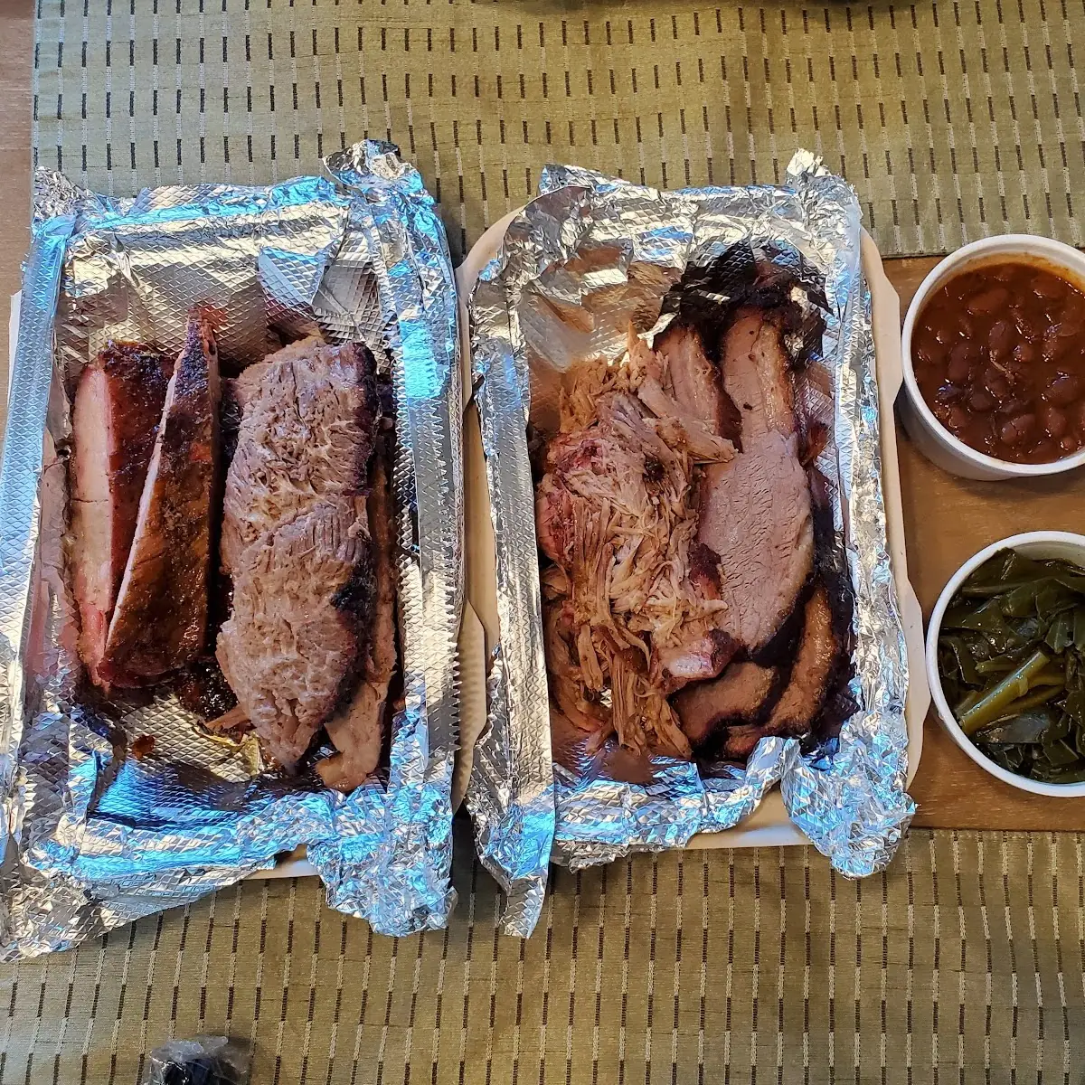 Ribs Moist Brisket Pulled Pork Lean Brisket