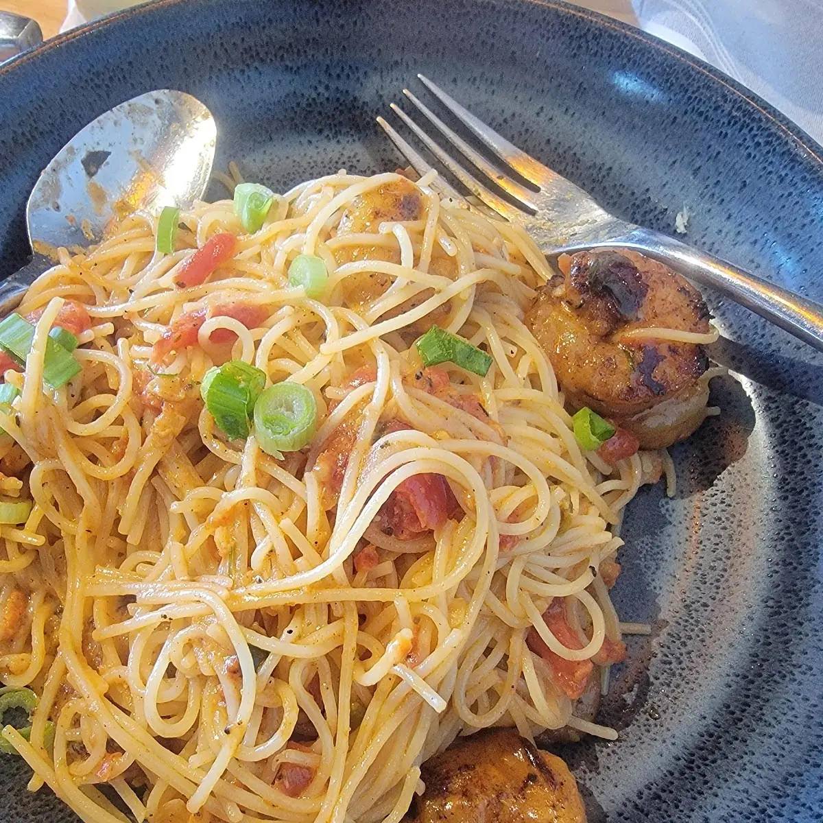 Blackened Shrimp Capellini