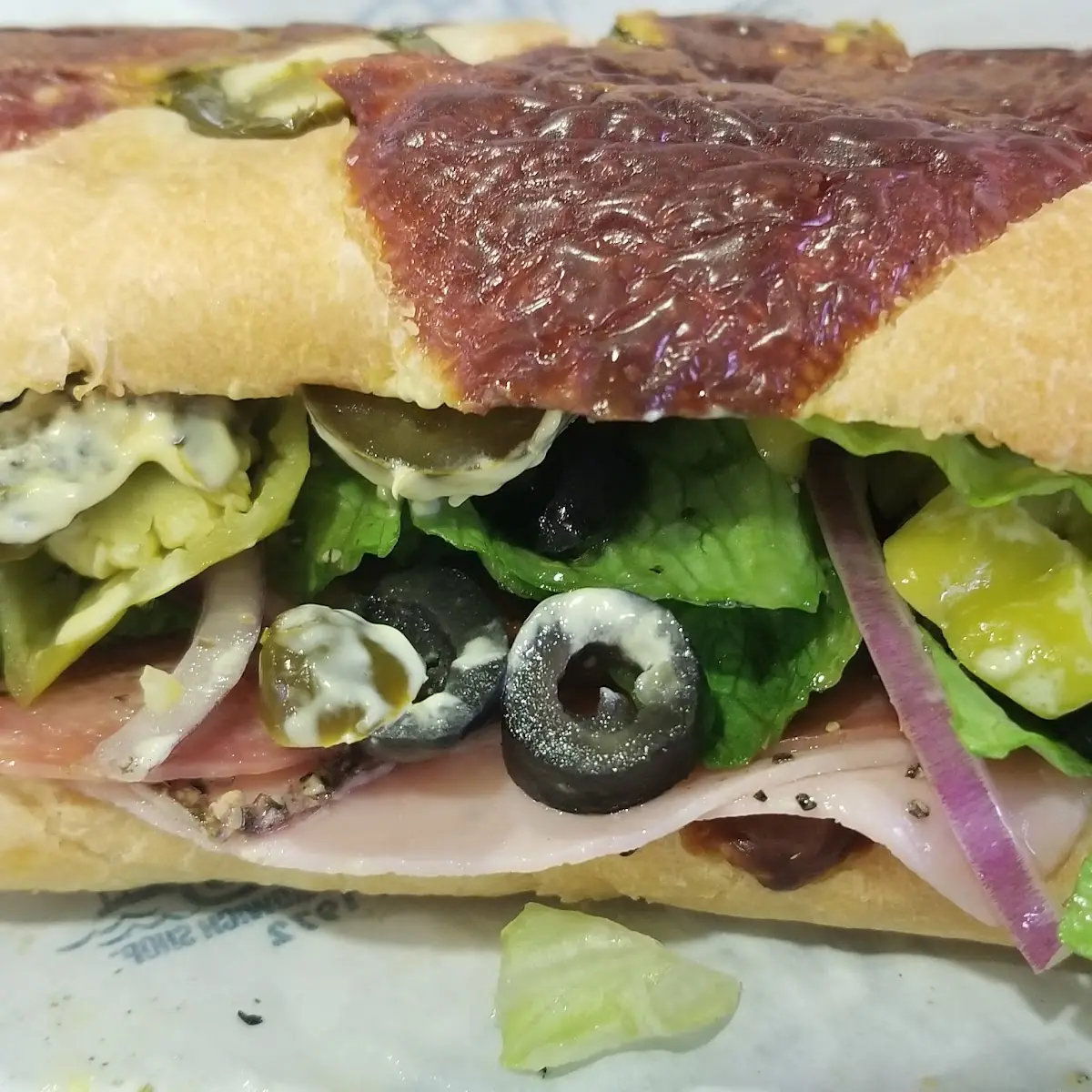 Jalapeno Bread Italian Sandwich