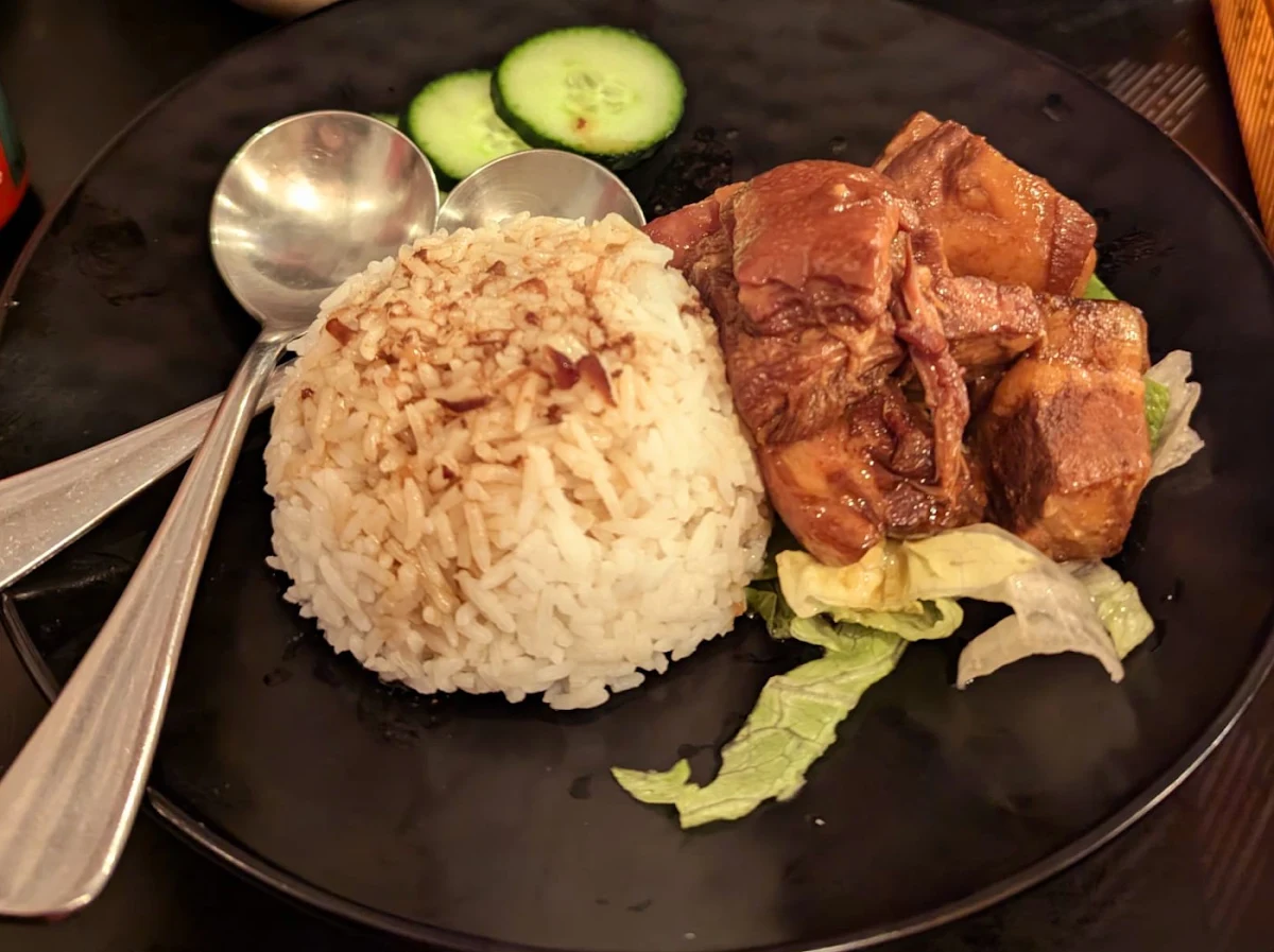 Stewed Pork Belly Rice