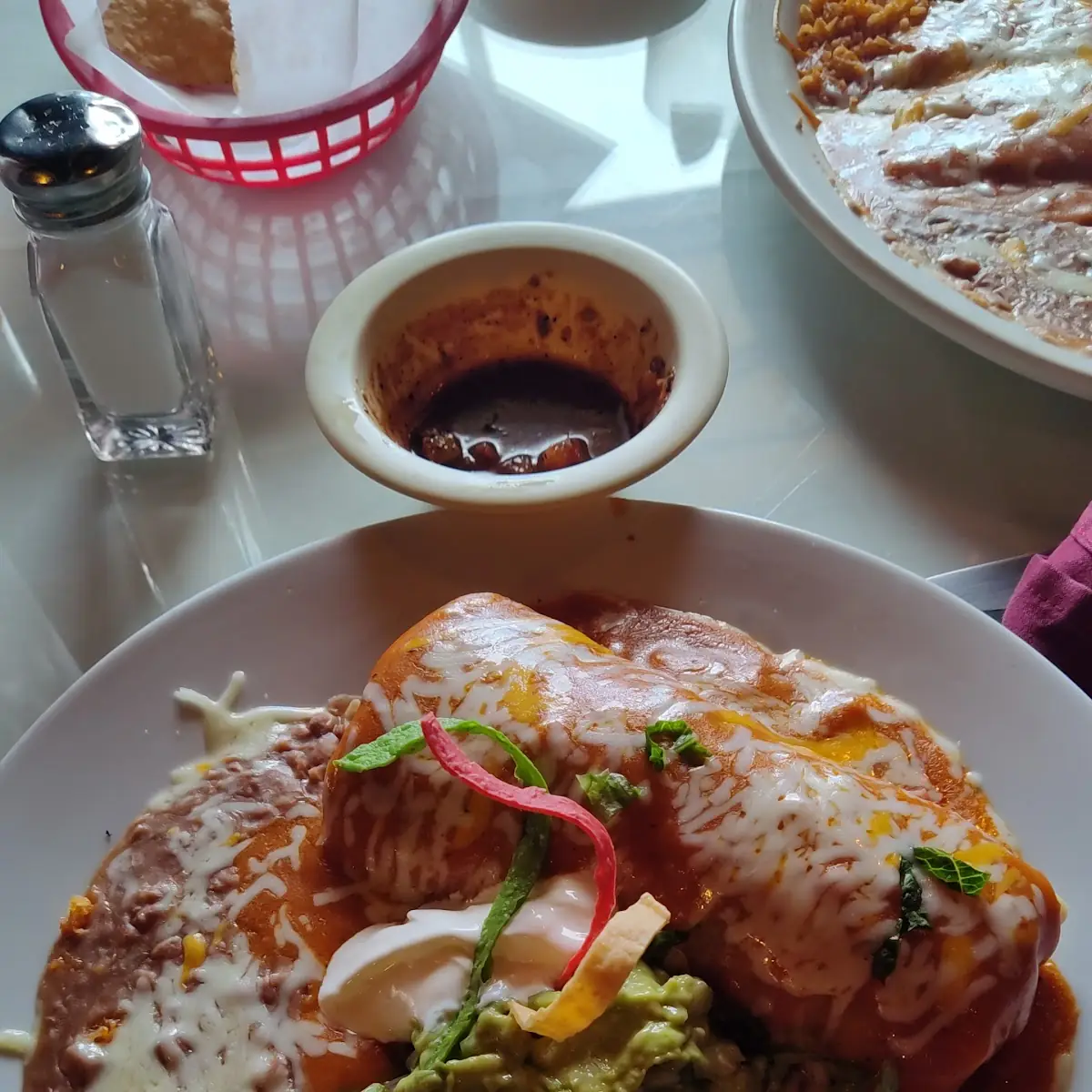 One Chile Relleno One Enchilada