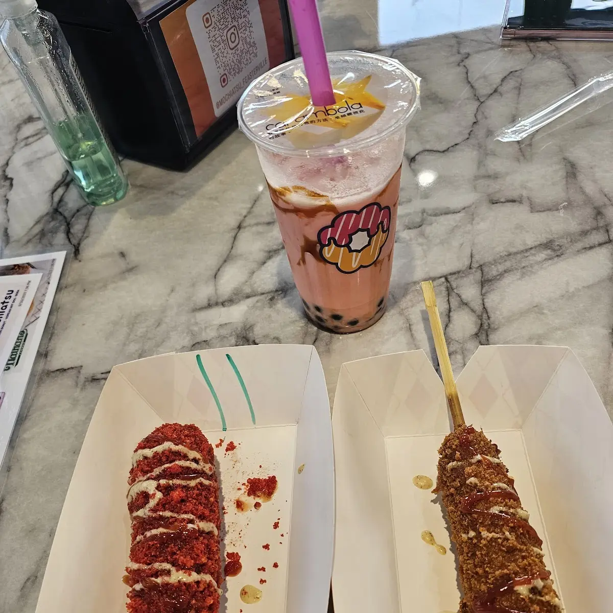 Korean Corn Dog Combo