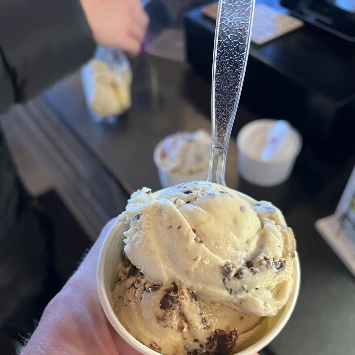 Espresso Ice Cream and Cookie Dough
