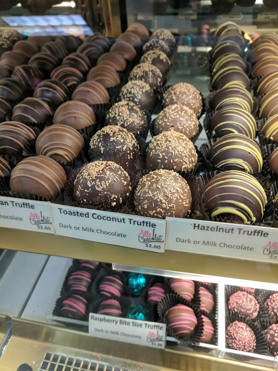 Toasted Coconut and Hazel Truffle