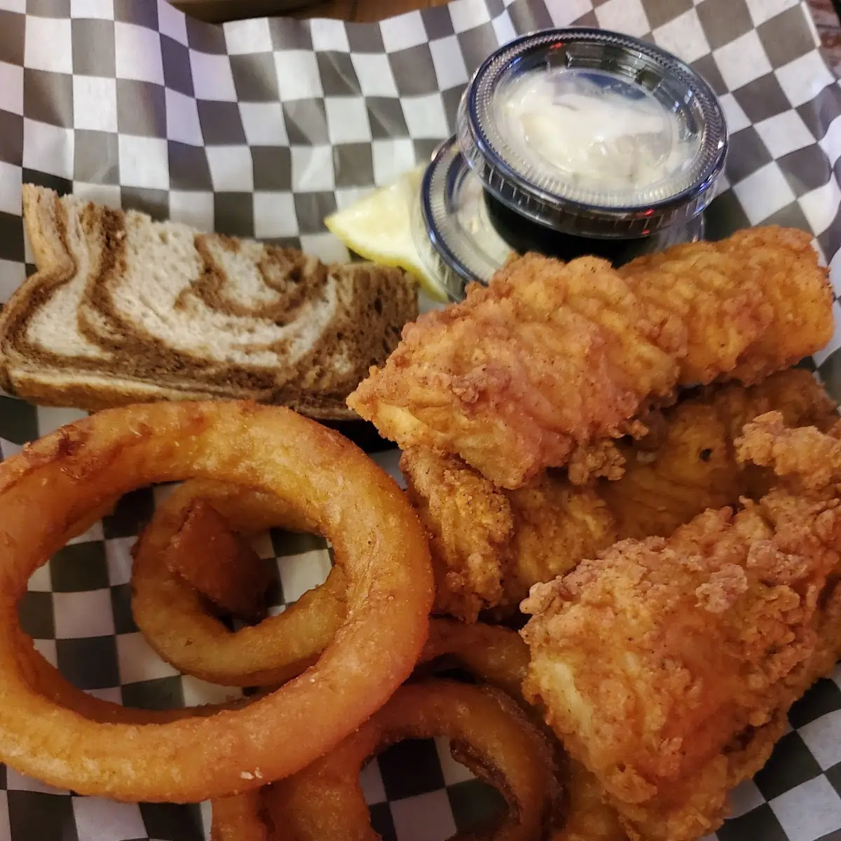 Fish Fry with Onion Rings