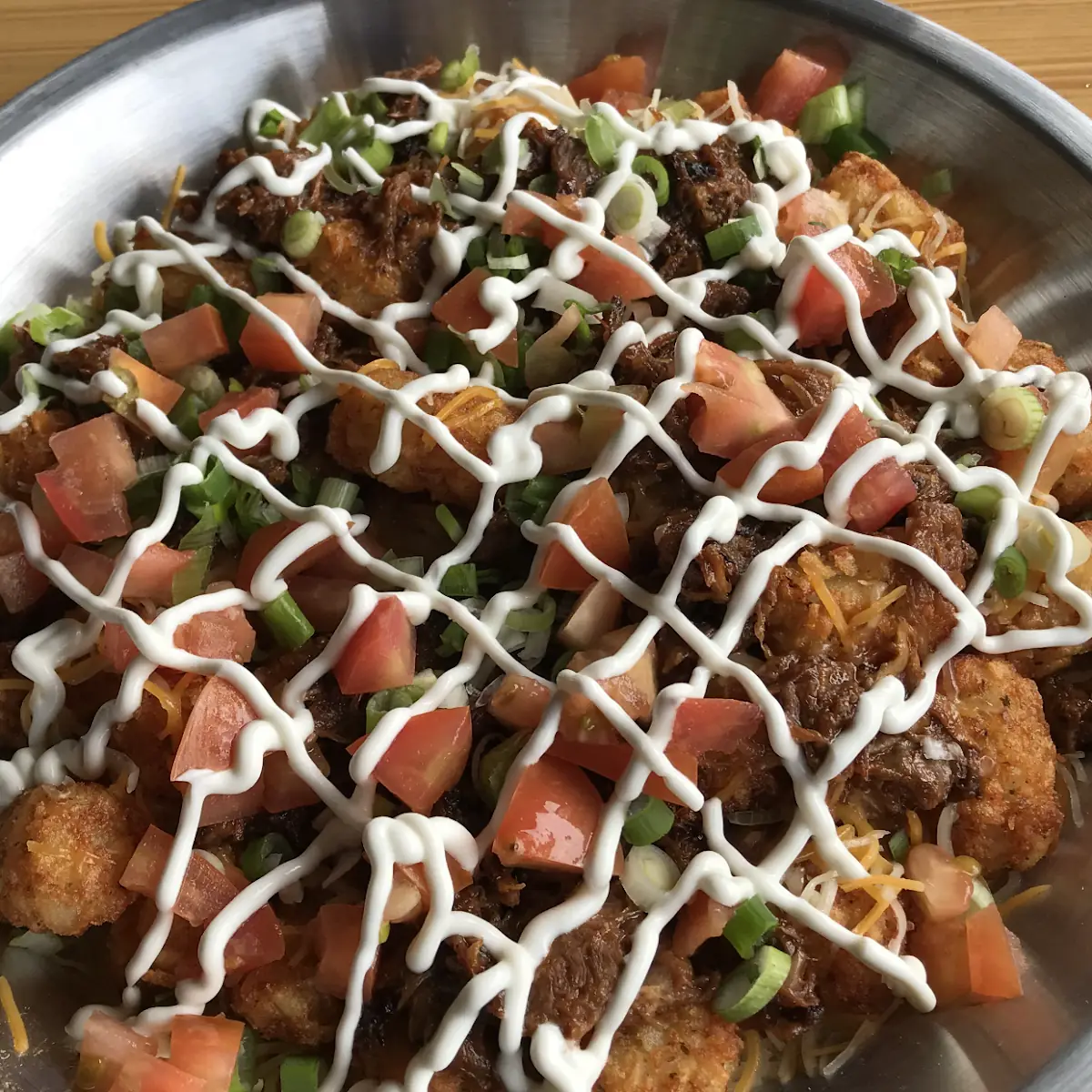 Pulled Pork Tot-Chos