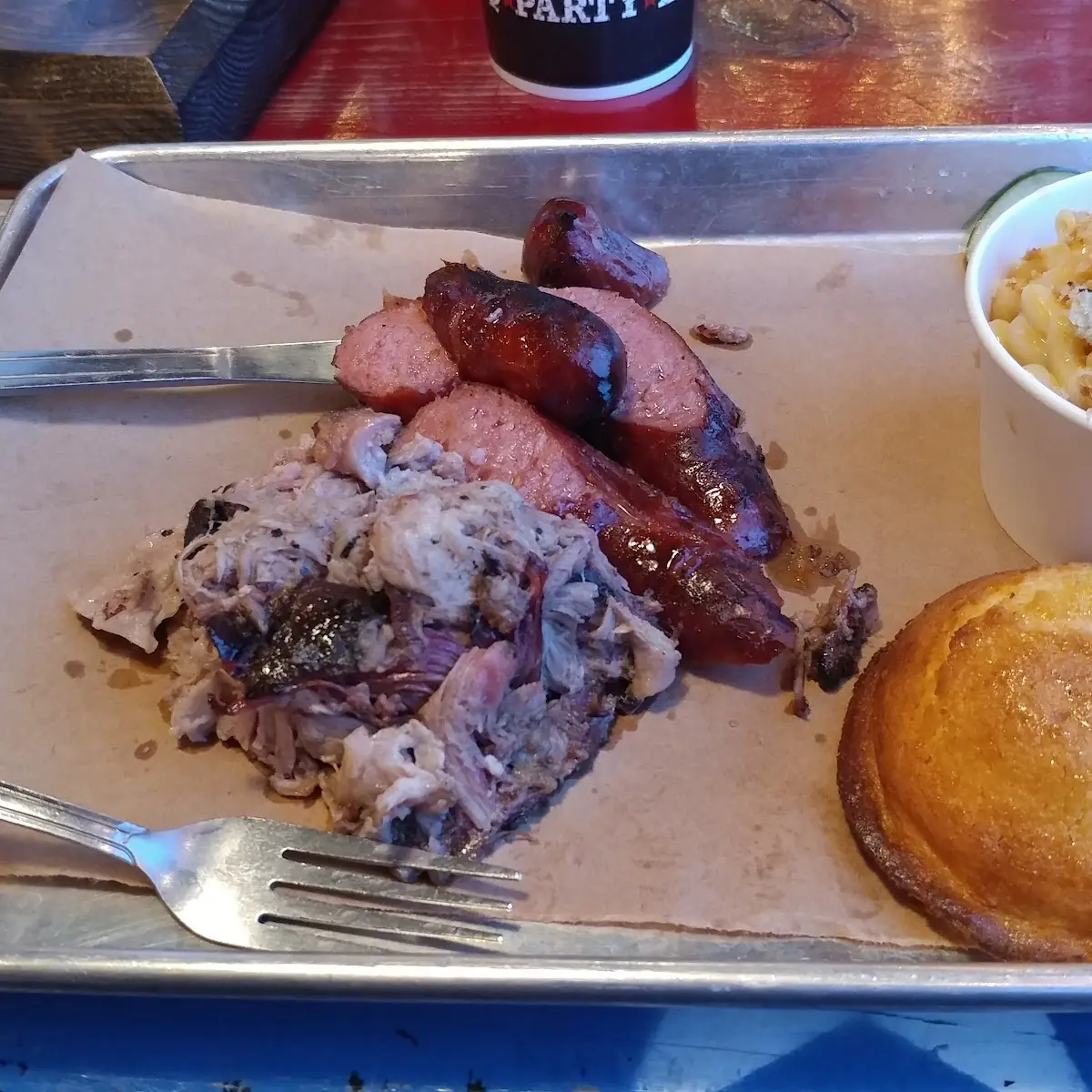 Pulled Pork and Hot Links