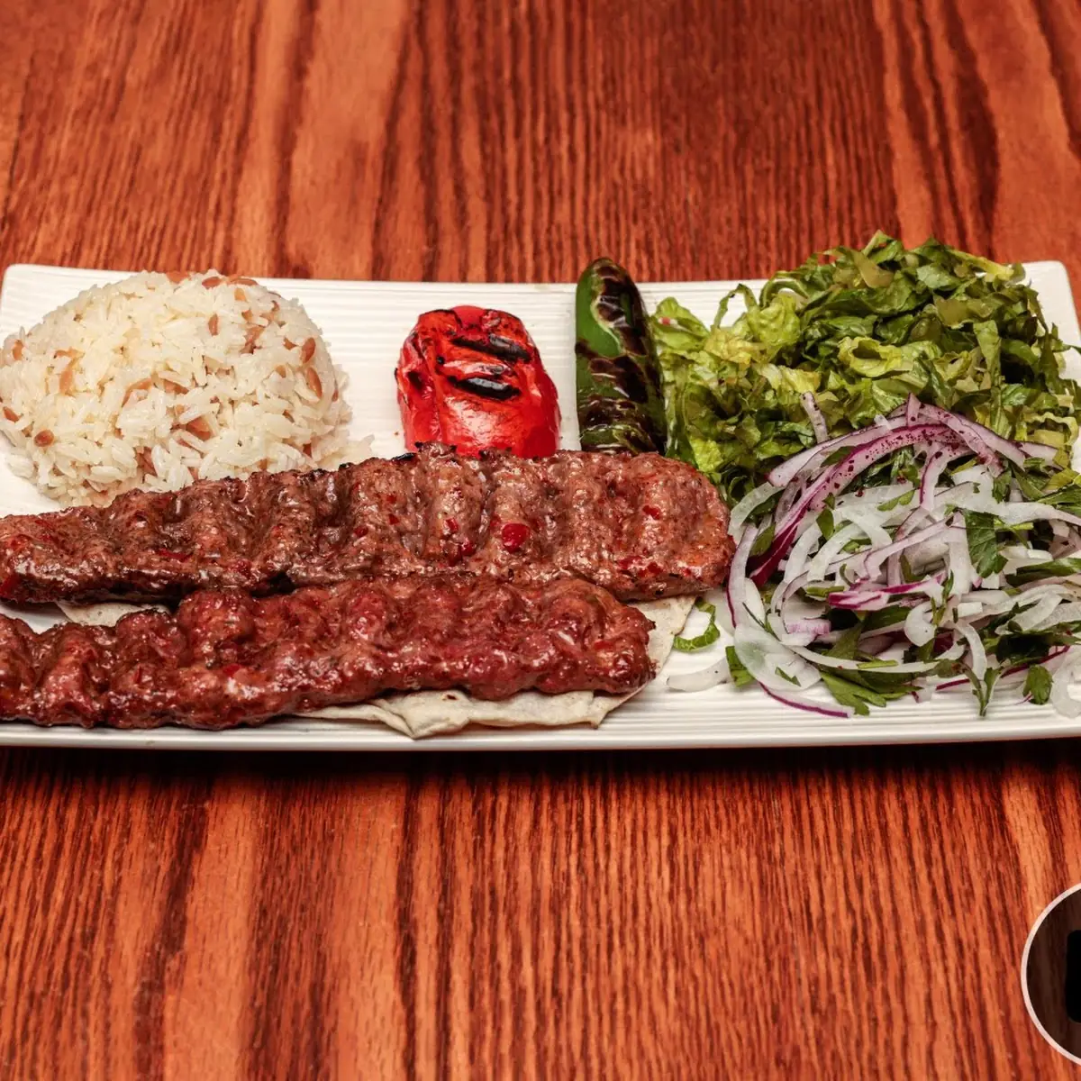 Chicken and Lamb Kebab Platter
