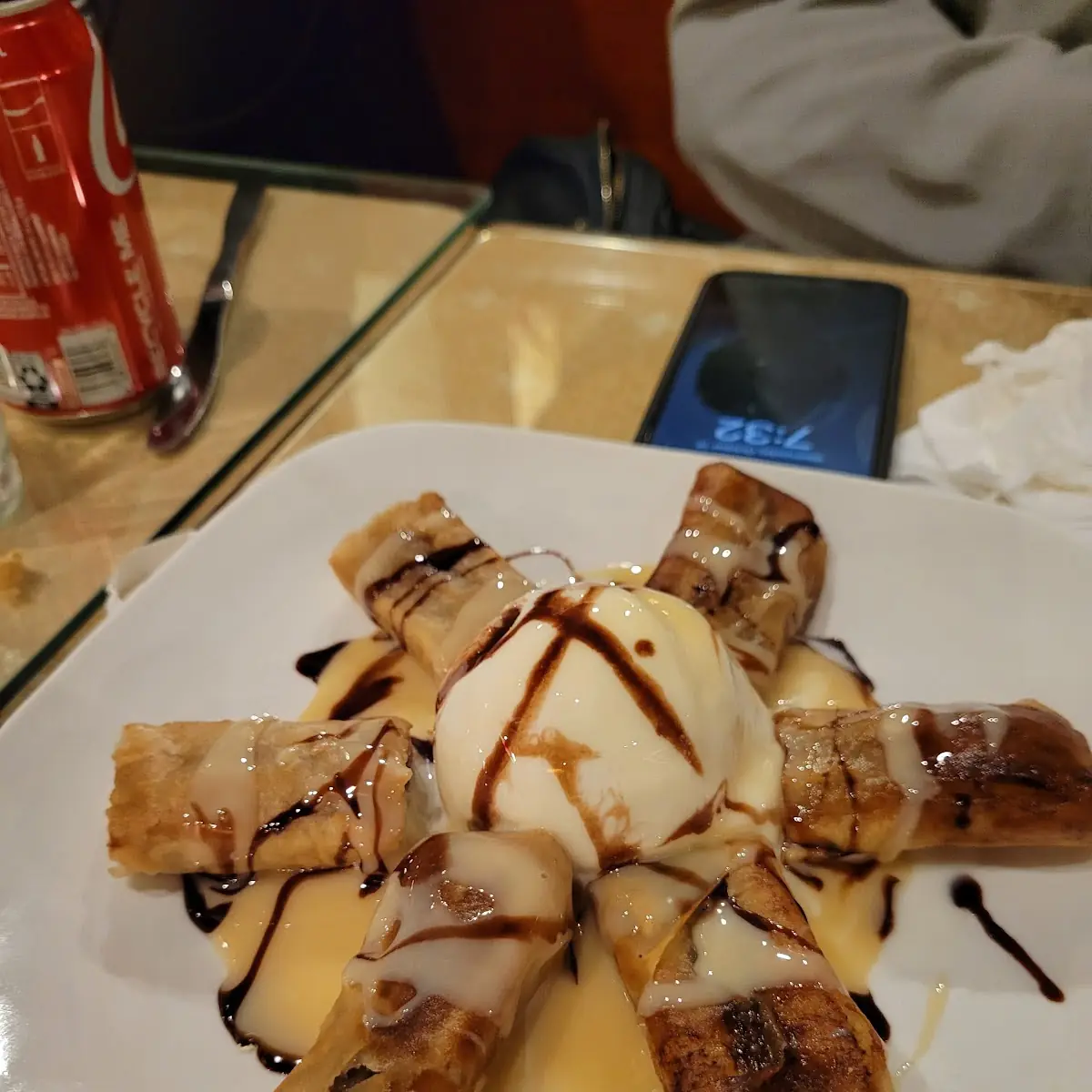 Fried Bananas w Ice Cream