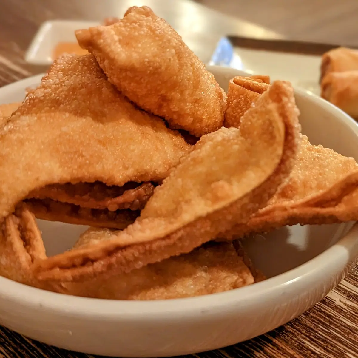 Crab Rangoons and Eggrolls