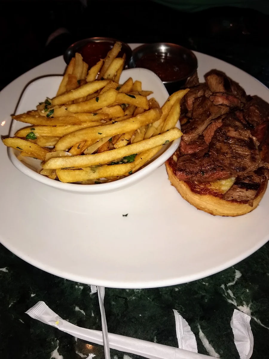 Open Face Steak Sandwich
