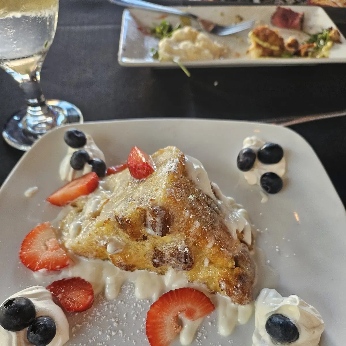 White Chocolate Bread Pudding