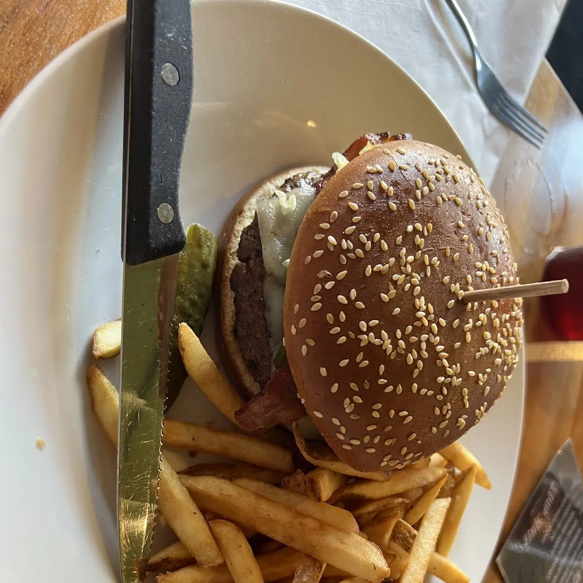 Jalapeño Burger and Fries