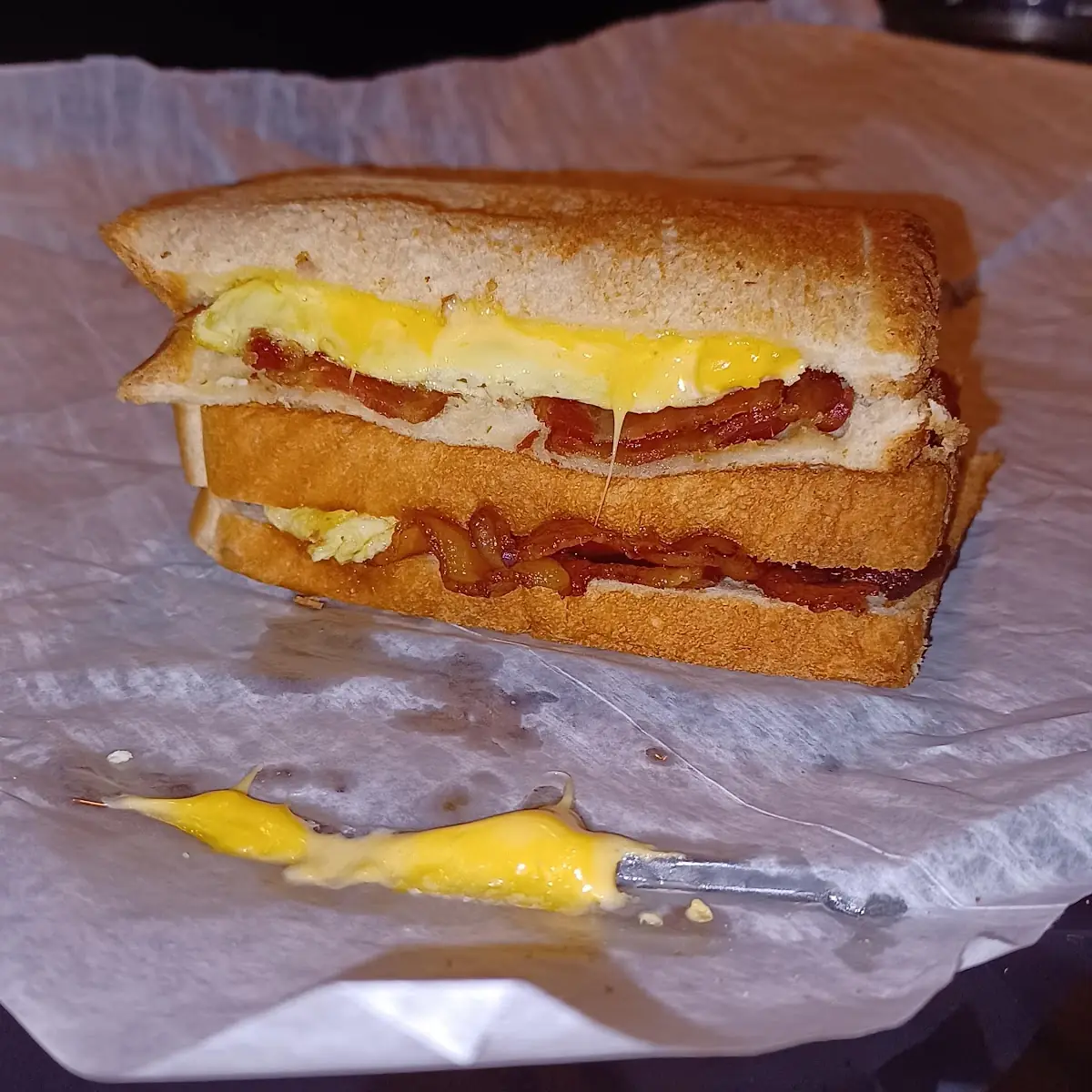 Bacon Egg and Cheese Sandwich