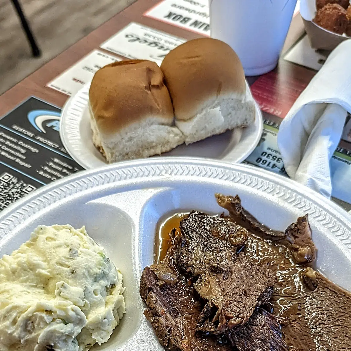 Pot Roast Mashed Potatoes and Green Beans