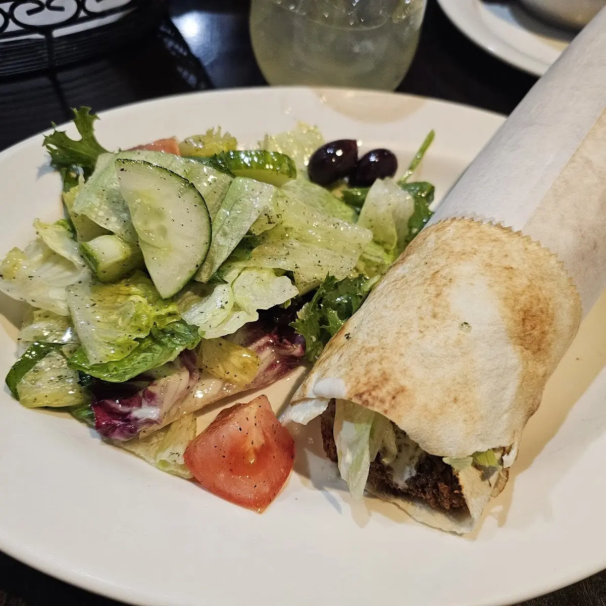 Falafel Wrap with Salad