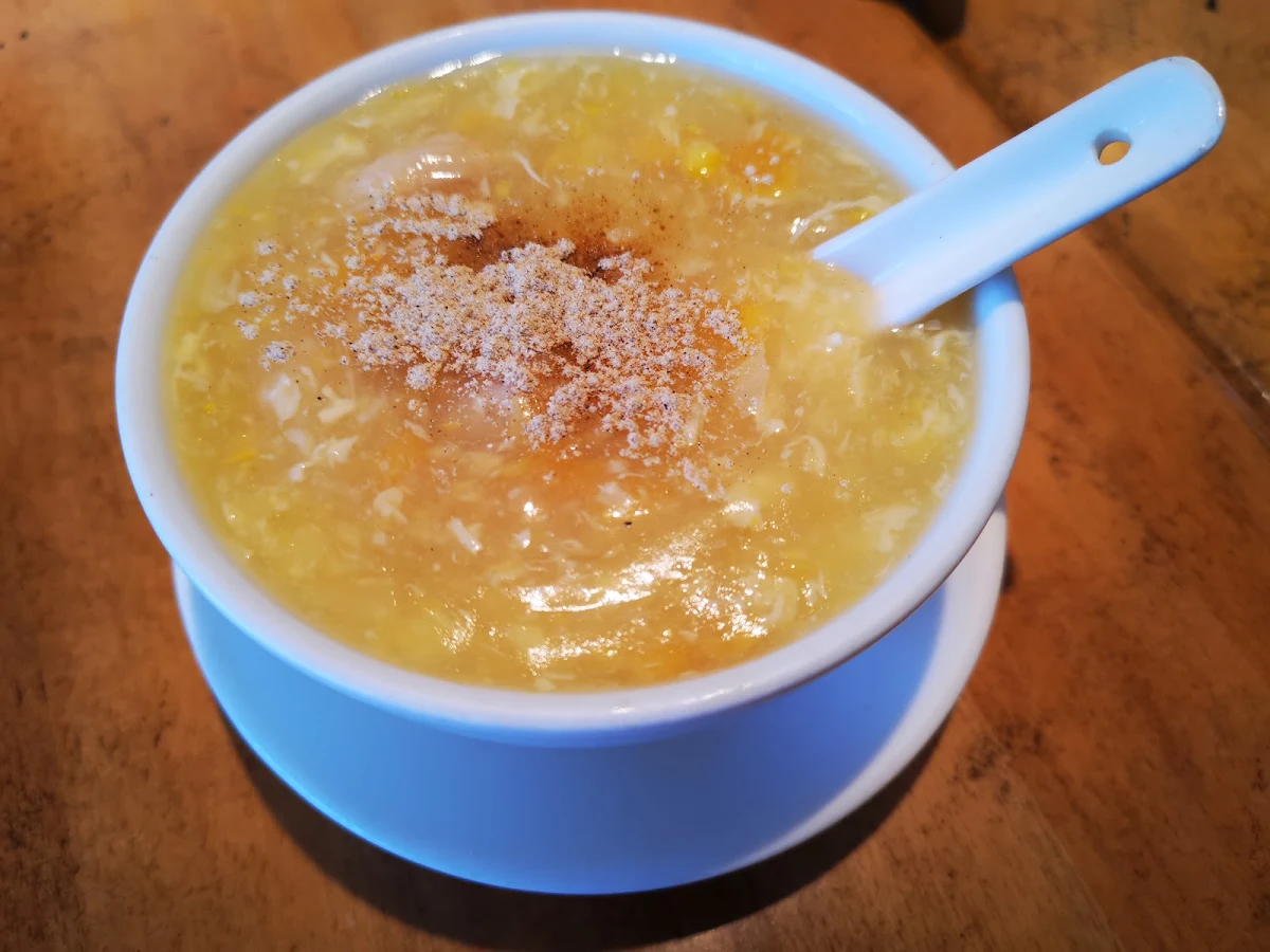Chicken Egg Corn Soup, Billy's Bowl Restaurant