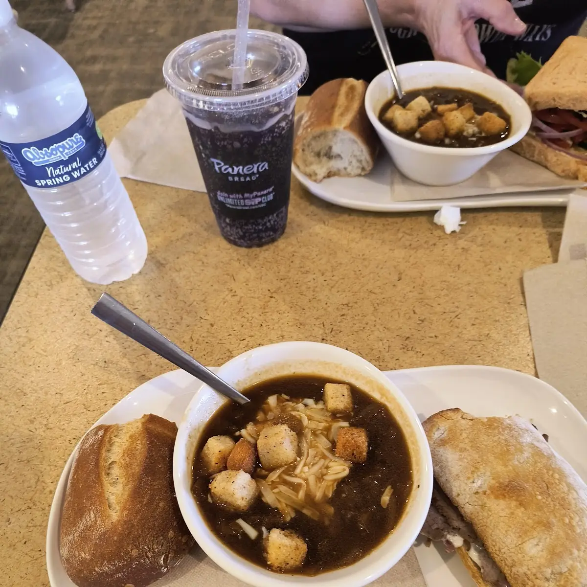French Onion Soup and Roast Beef