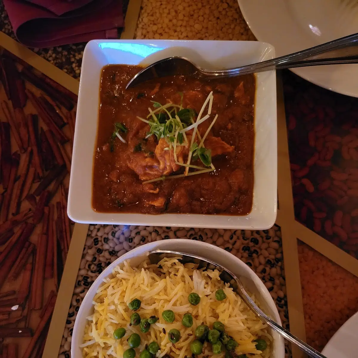 Pulao with Chicken Curry