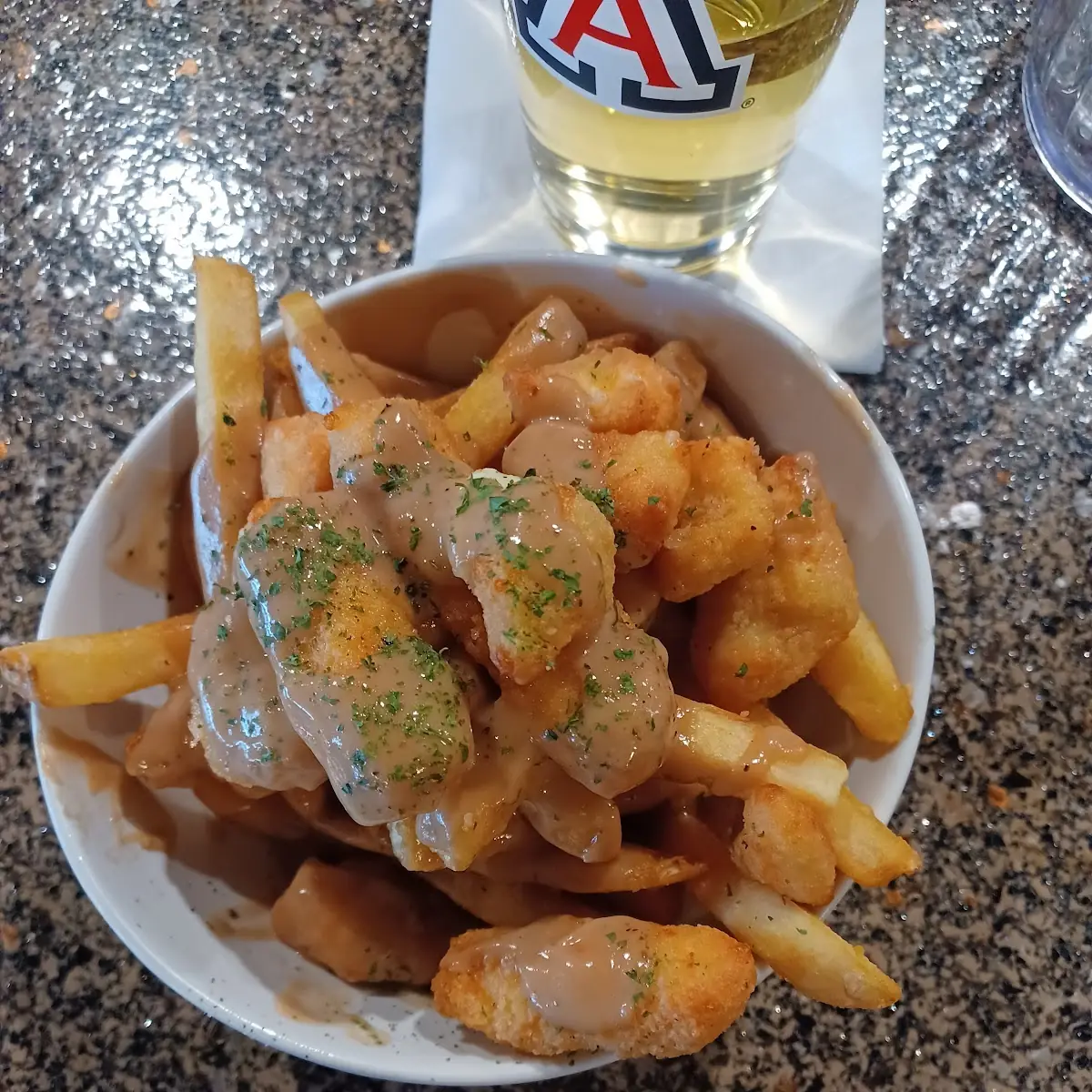 Fried Cheese Curd Poutine
