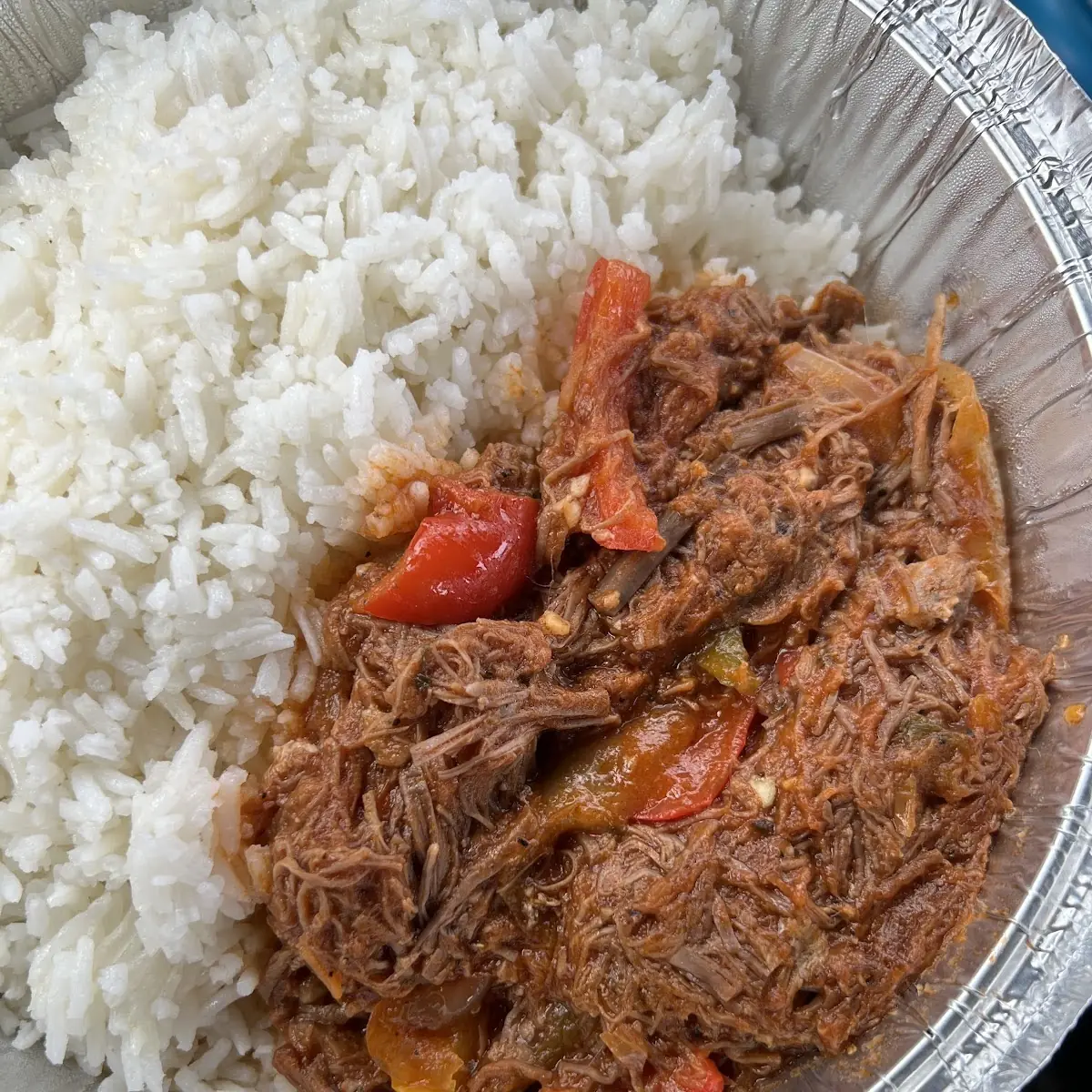 Ropa Vieja White Rice