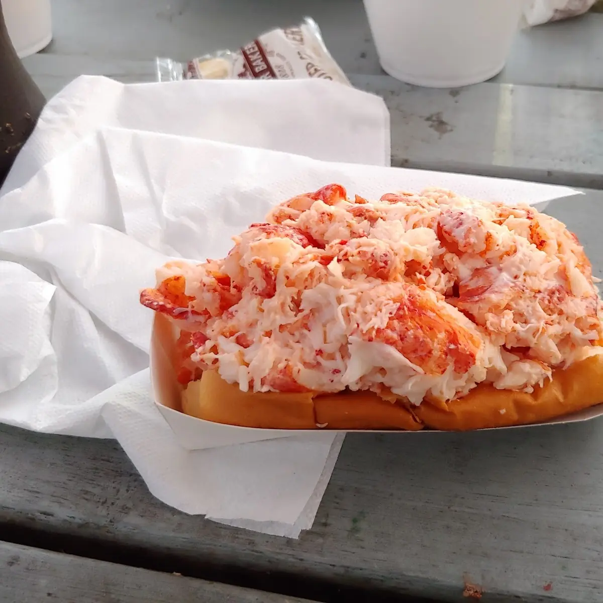 Lobster Roll with Potato Salad