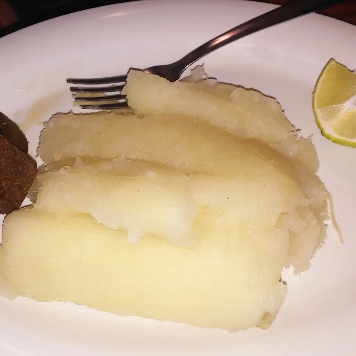 Yuca Sancochada Steamed Cassava