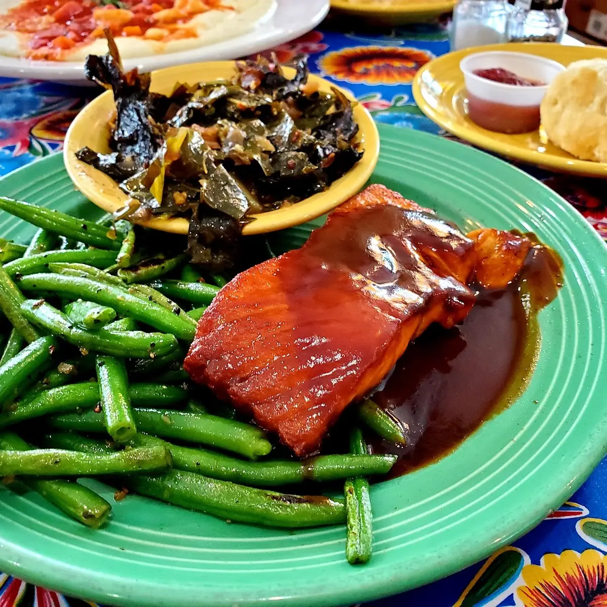 Salmon with Green Beans