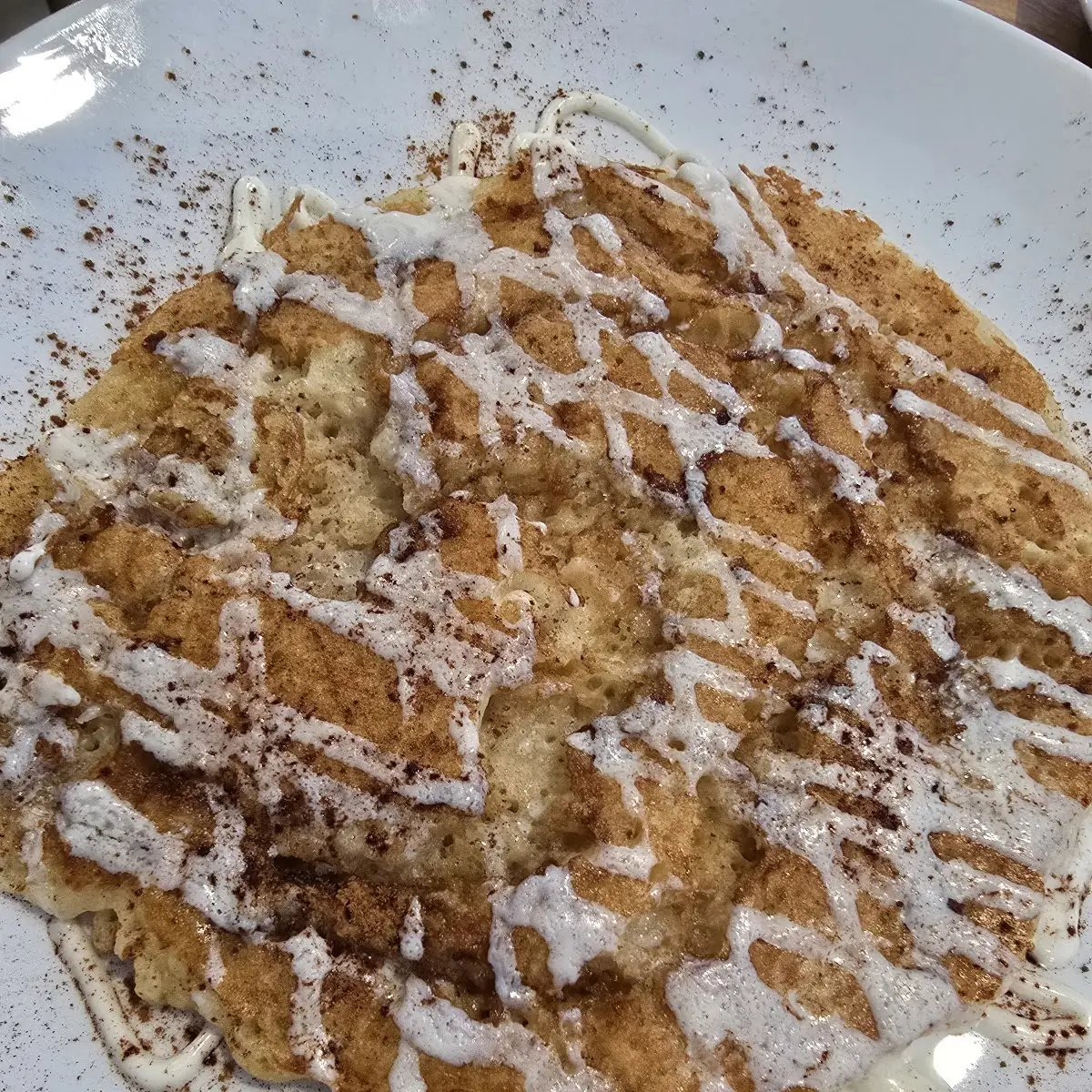 Cinnamon Roll Pancake