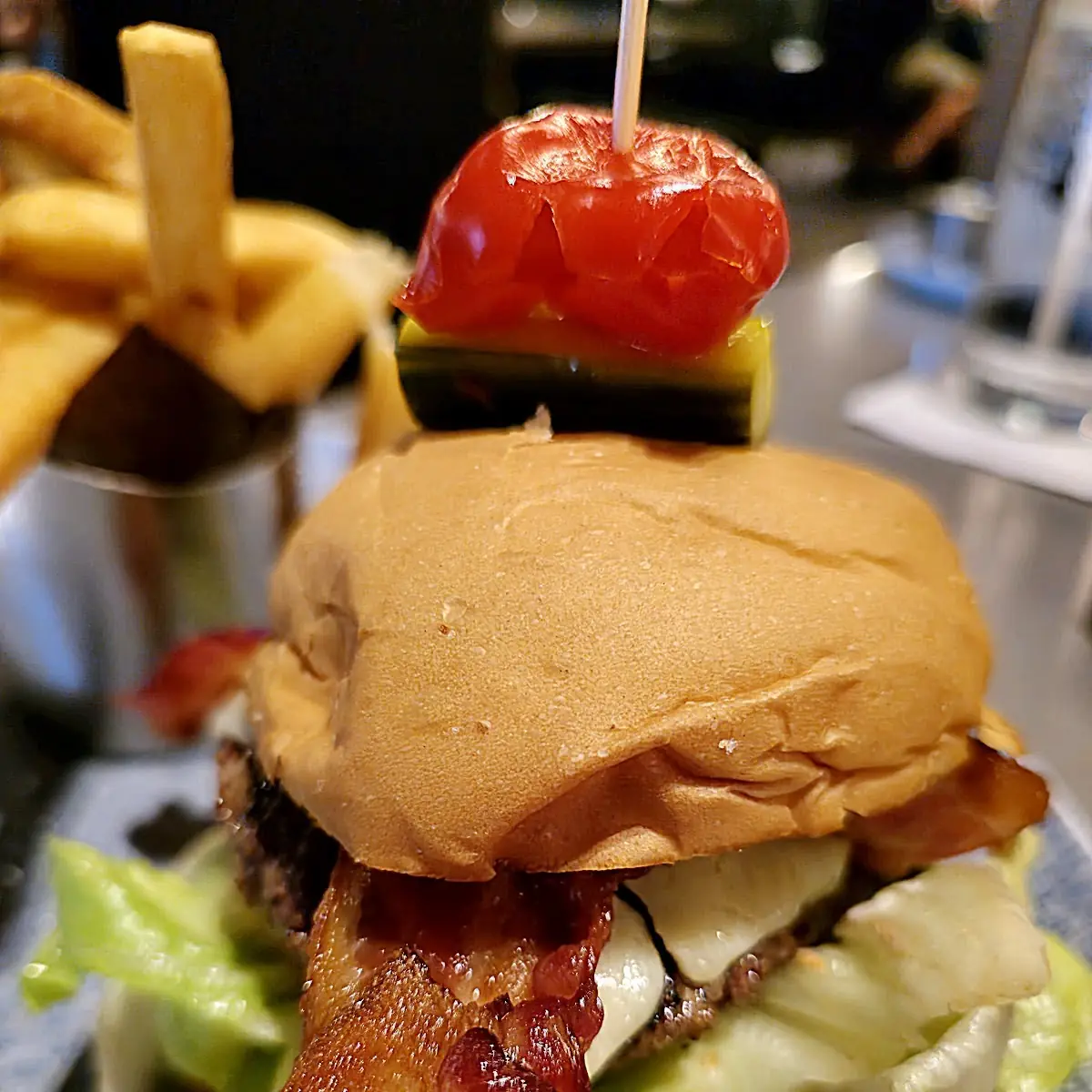 Burger and Fries