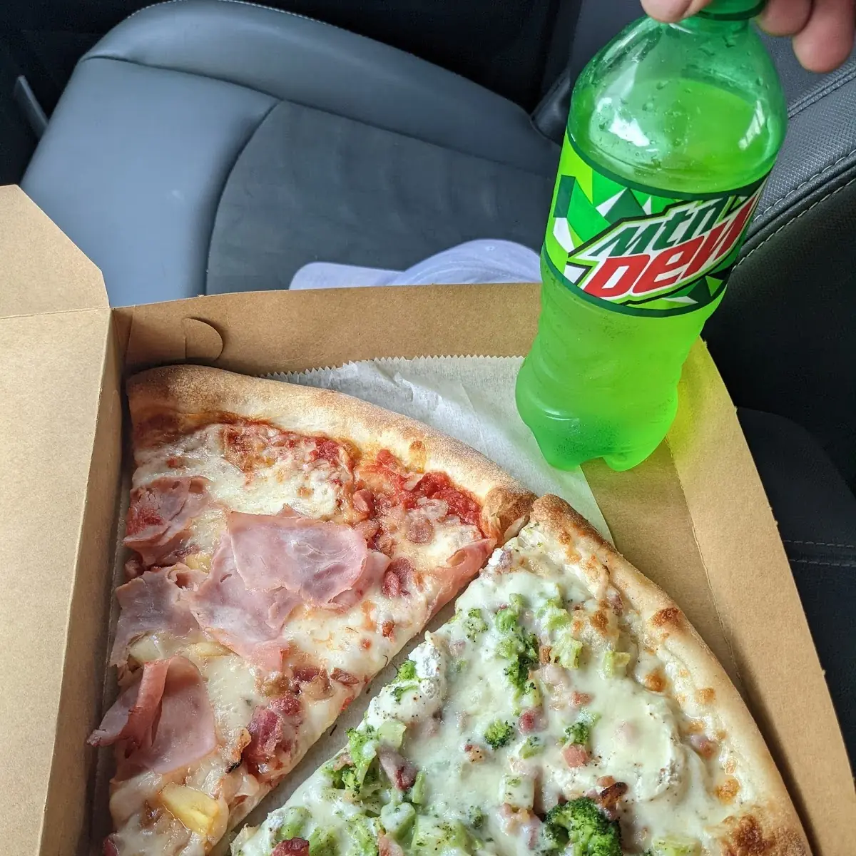 Hawaiian Pizza and Broccoli