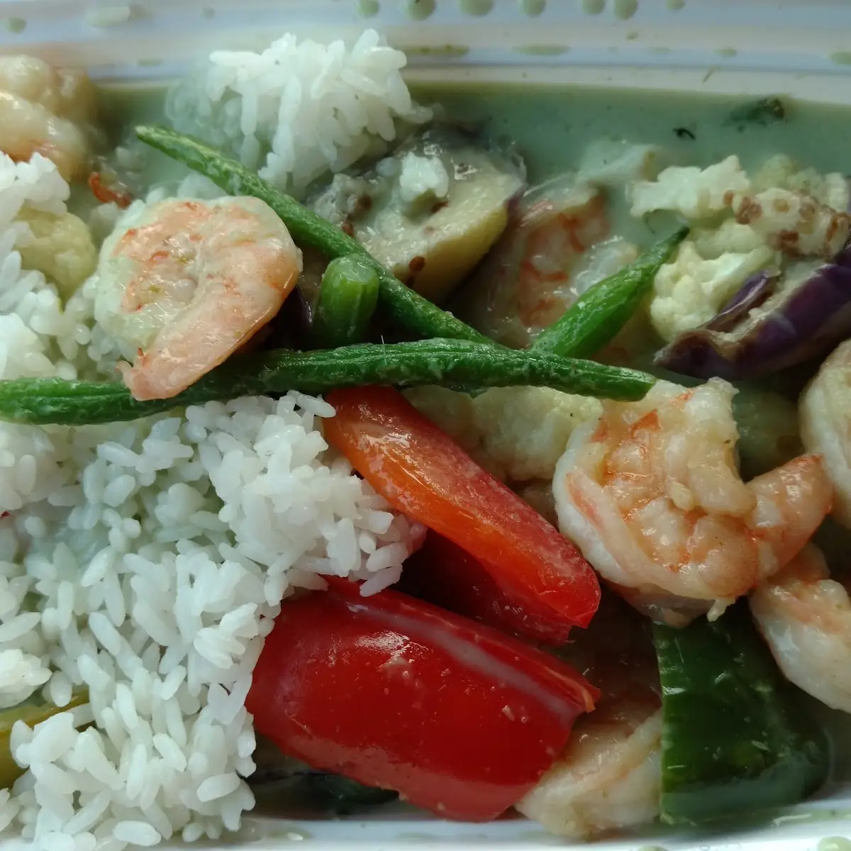 Green Curry Shrimp