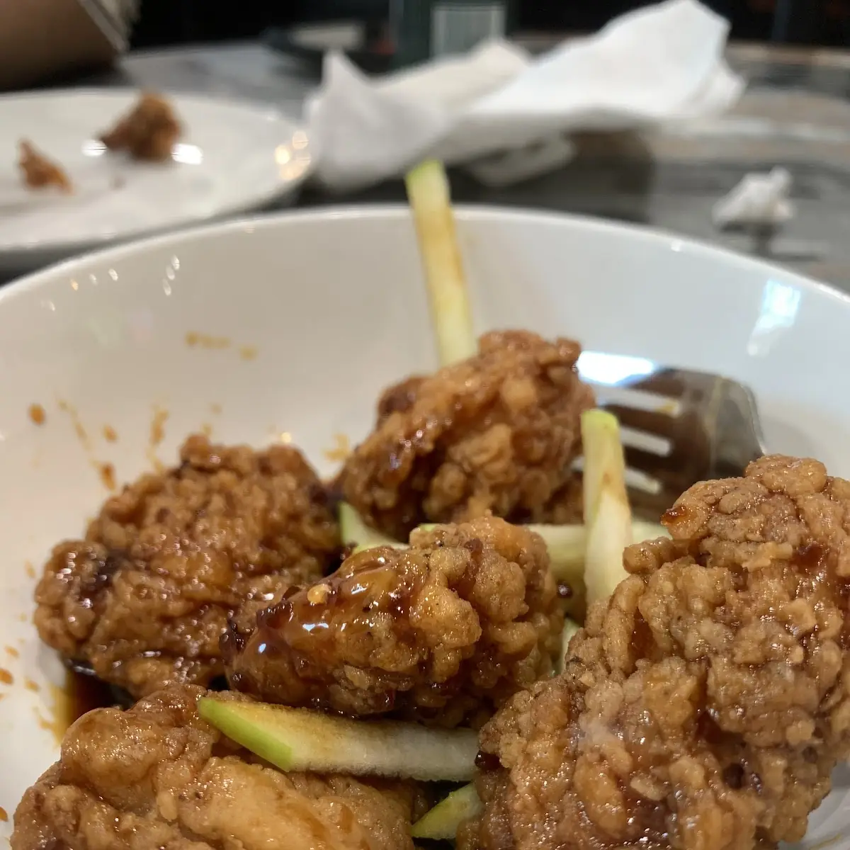 Apple Burboun Wings