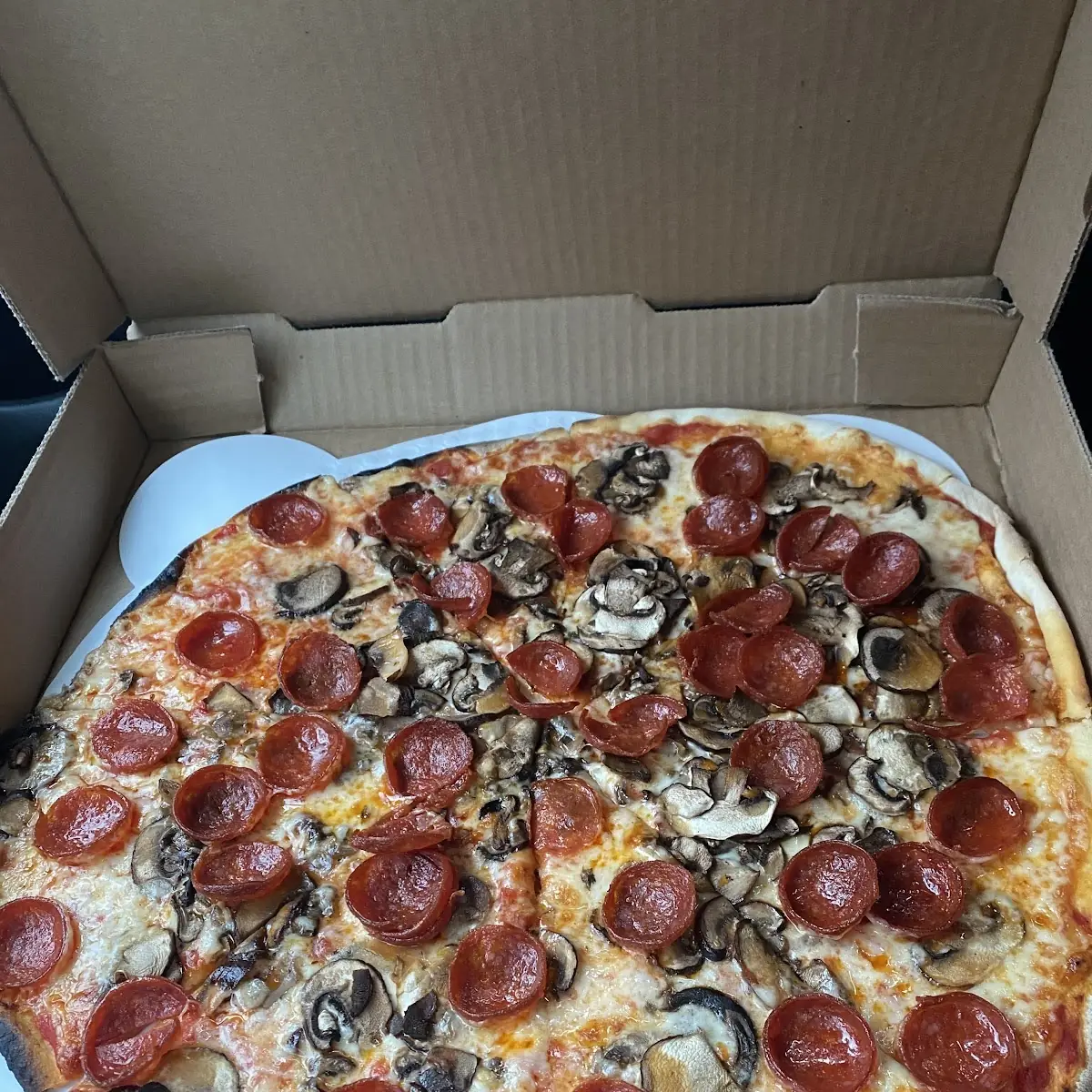 Pepperoni and Mushroom Pizza