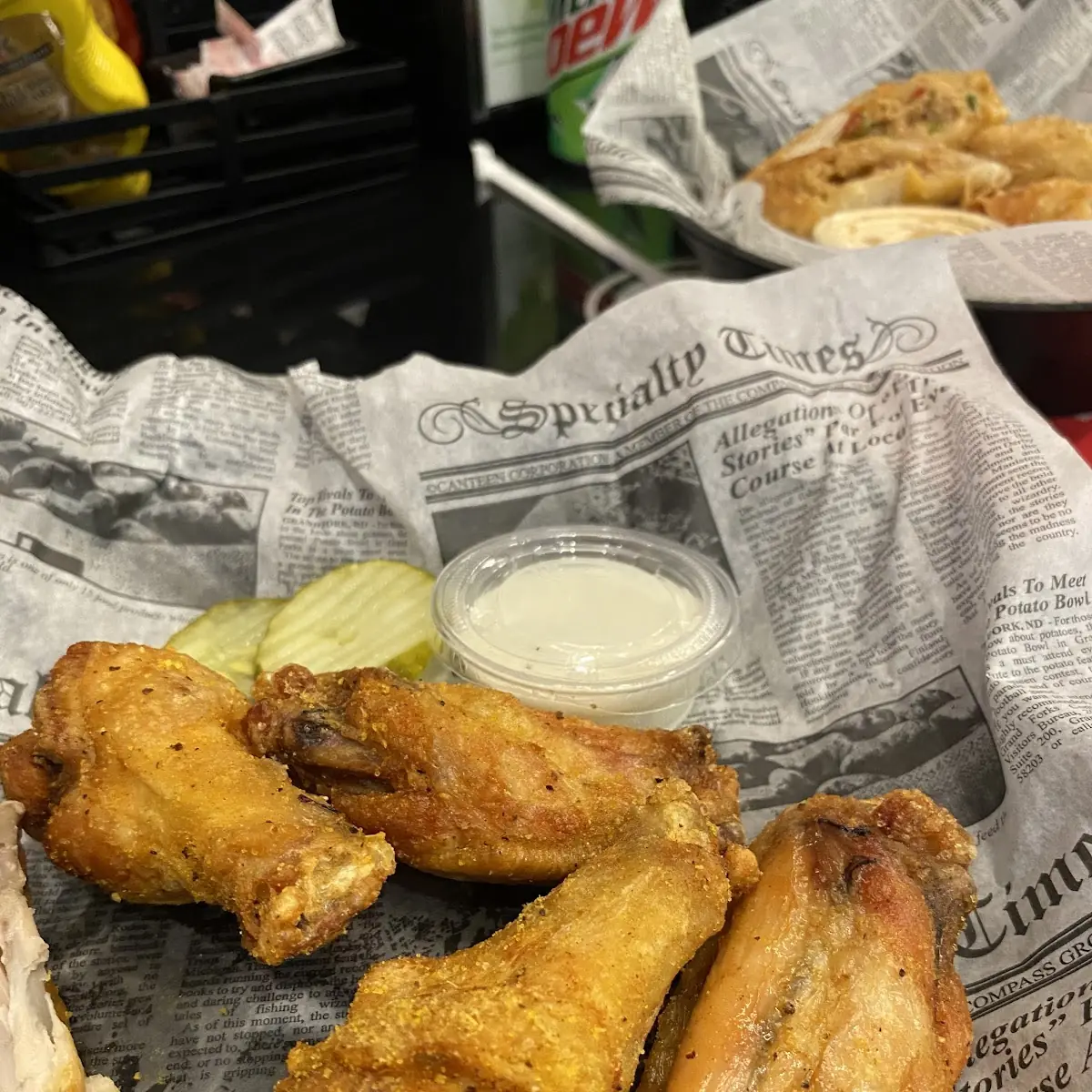 Hot Honey Buffalo Wings