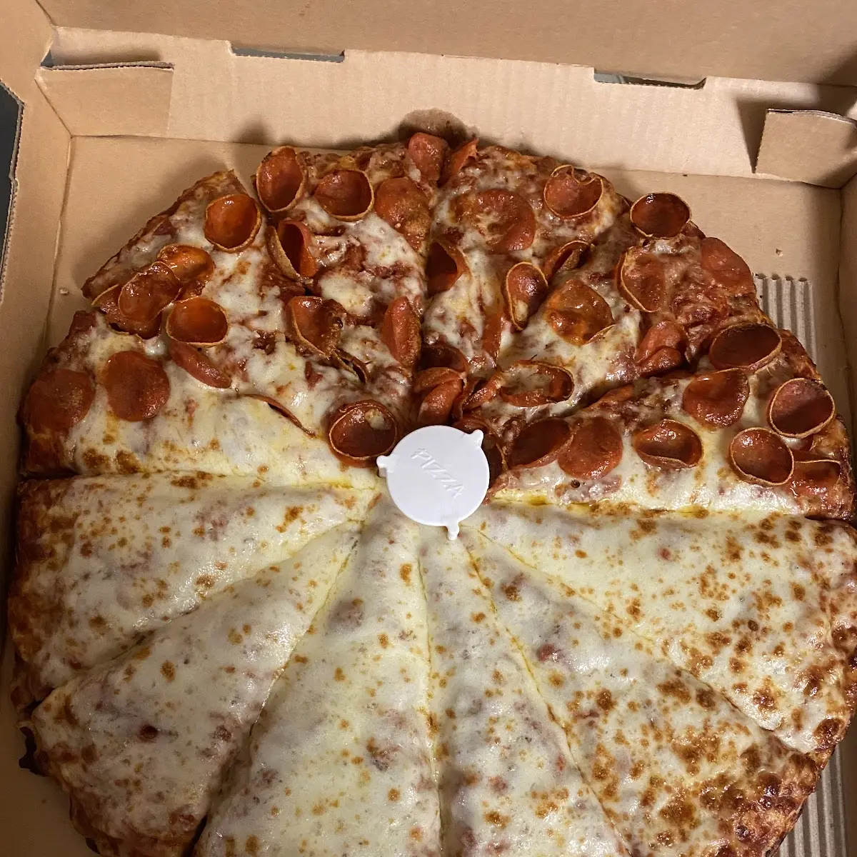 Cheese and Pepperoni Pizza