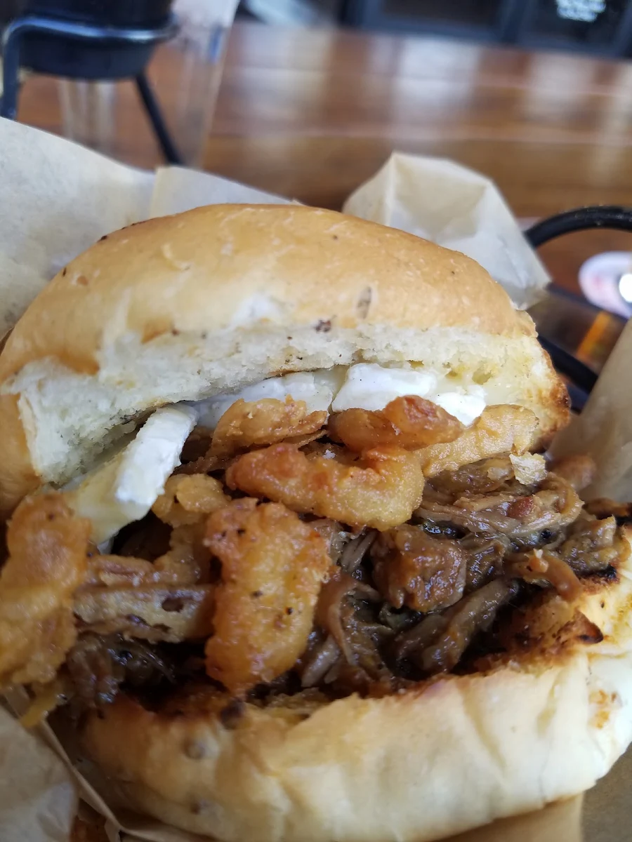 Pulled Pork & Brie Sandwich