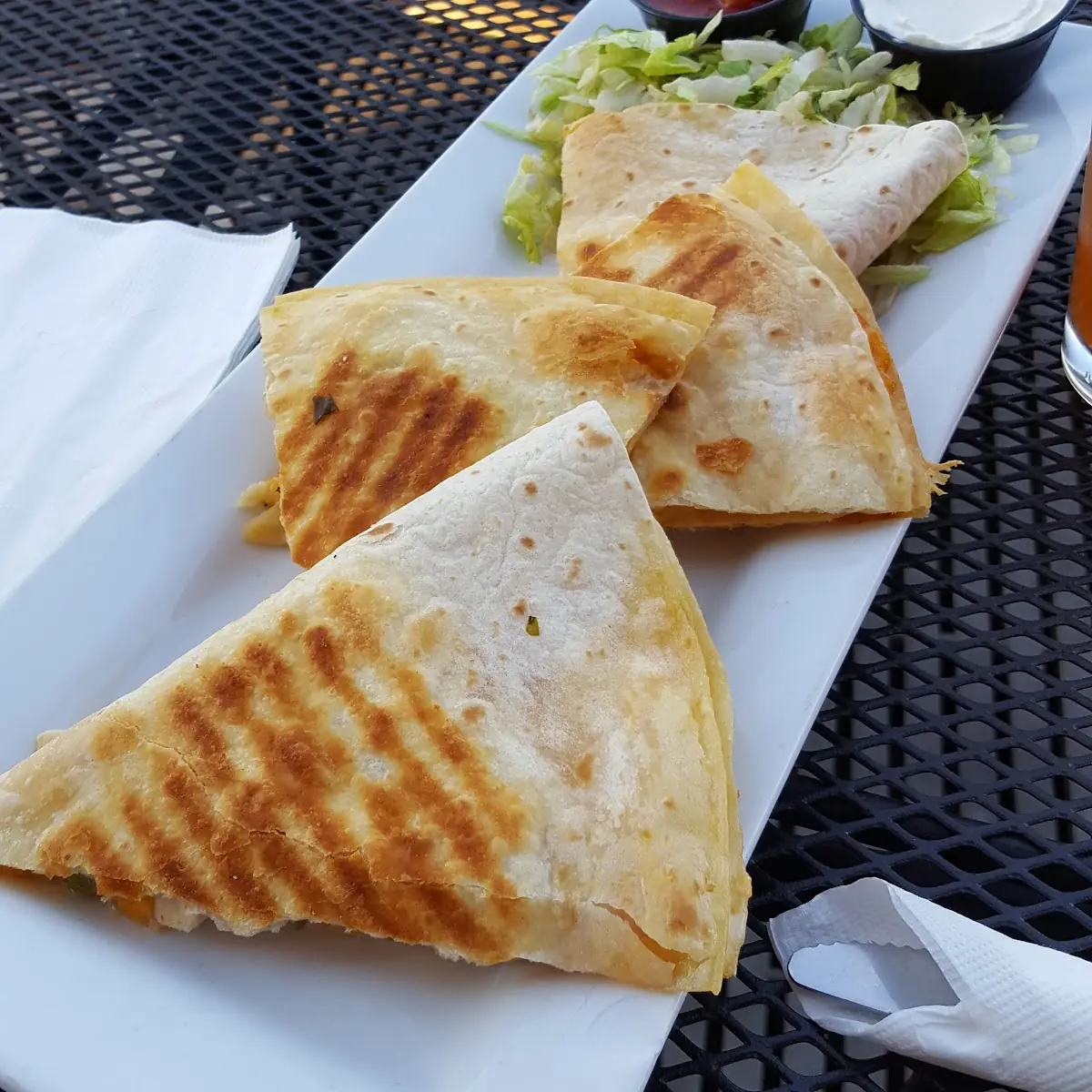 Honey Chipotle Pork Quesadilla