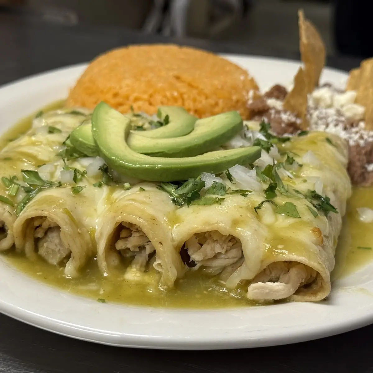 Enchiladas Verdes Green