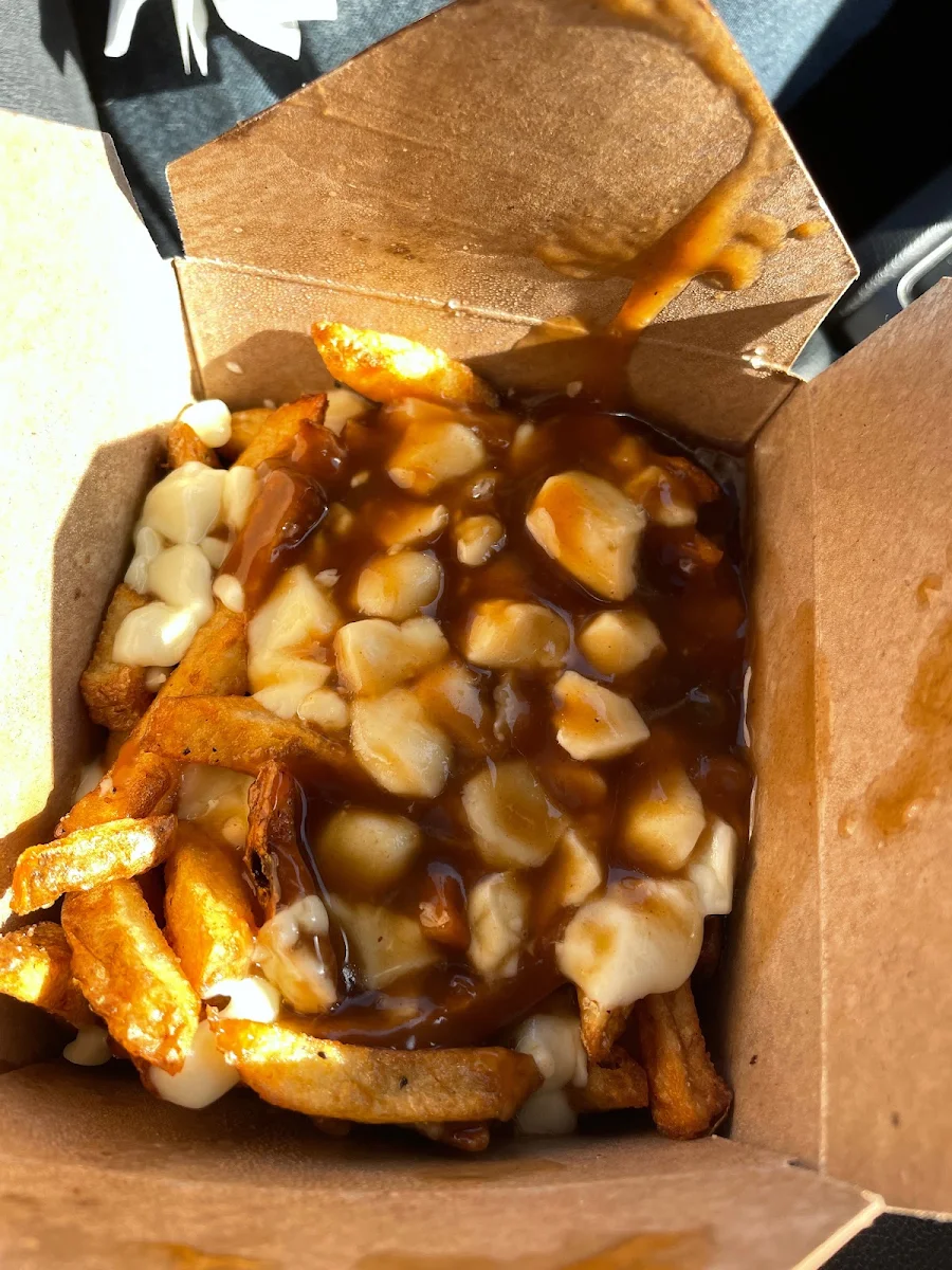 Large Poutine with Extra Curd