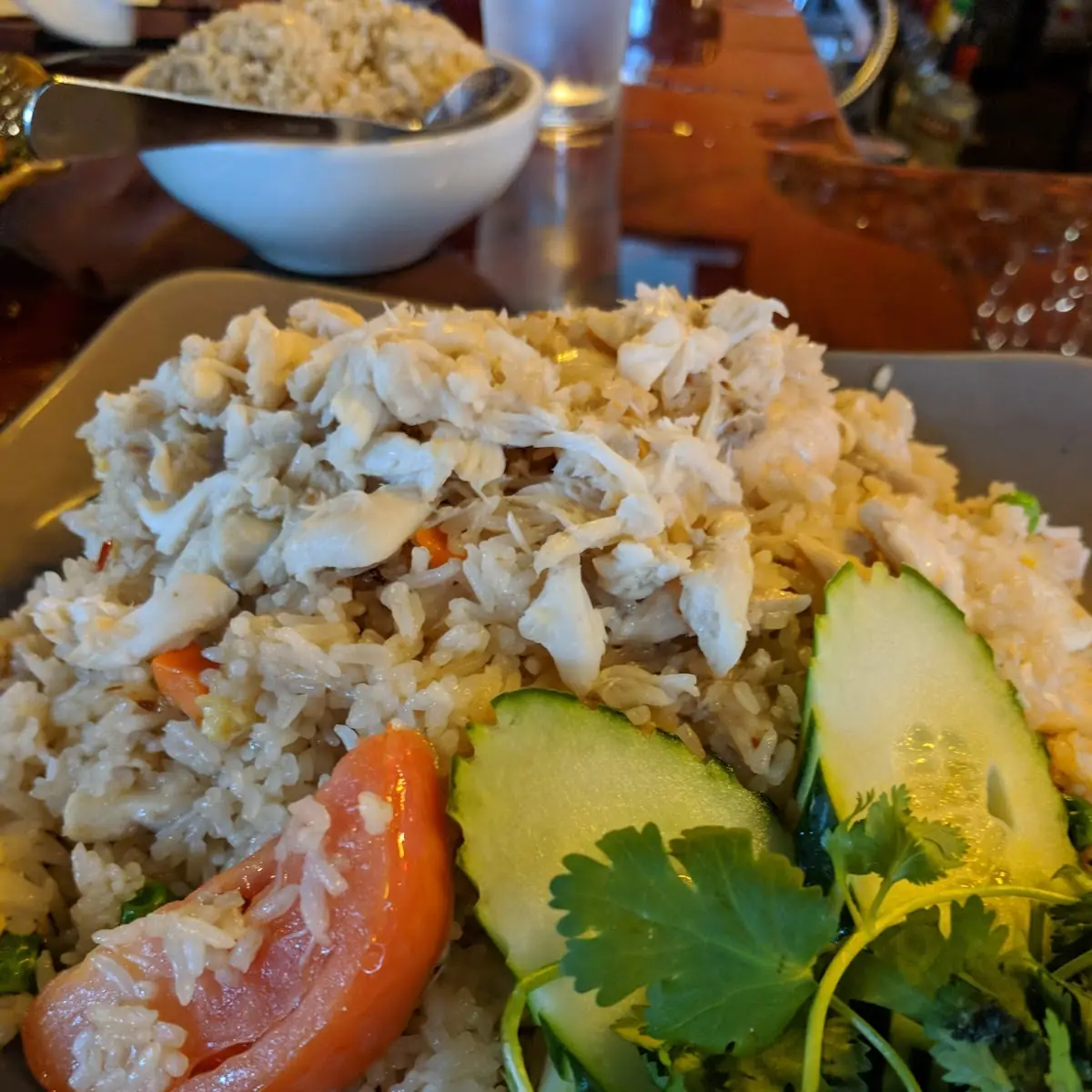 Crab & Chicken Fried Rice