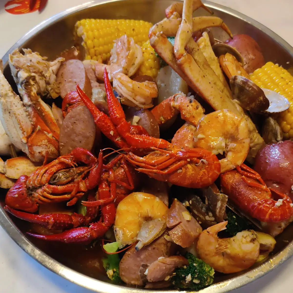 Seafood Boil with Crab Legs