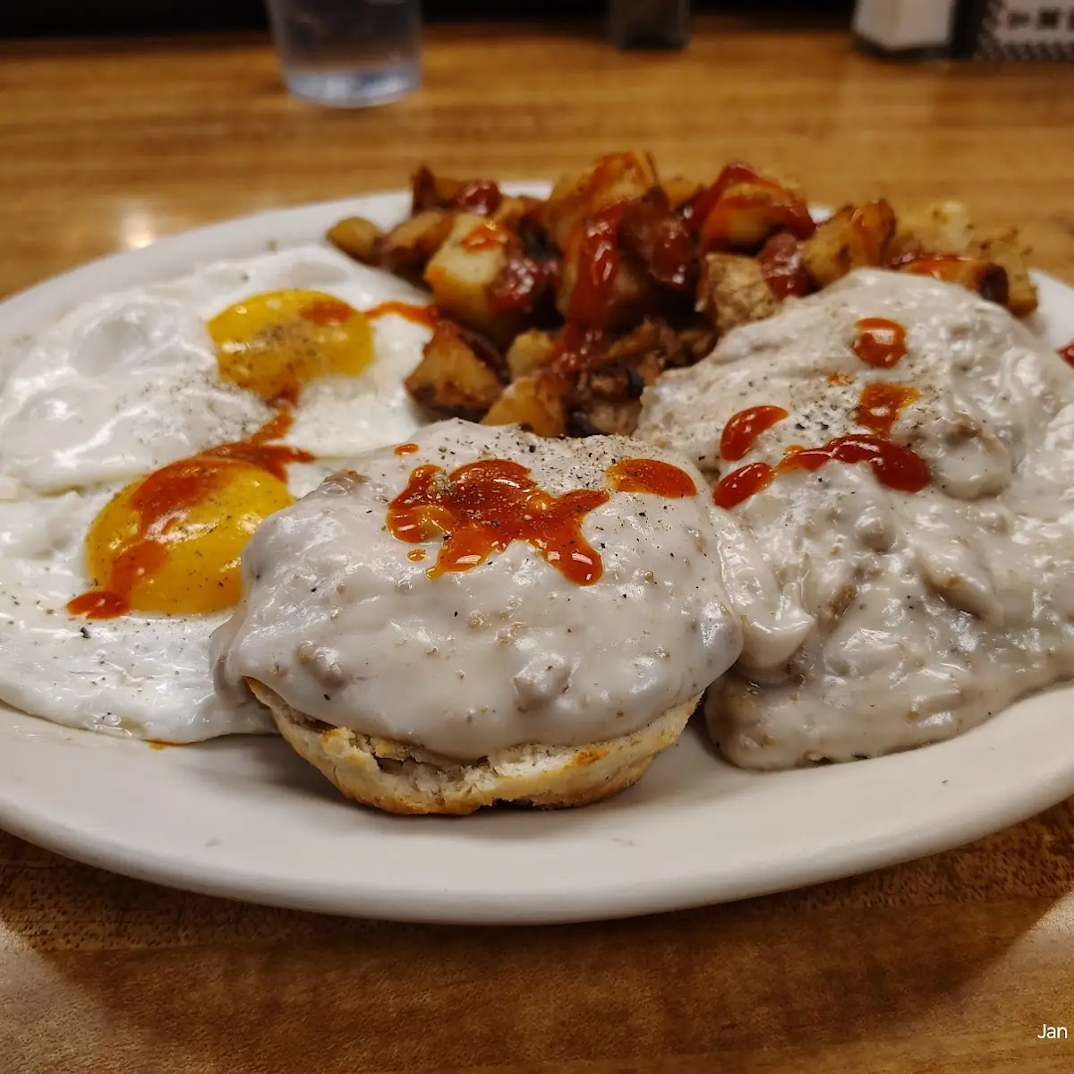 Sausage Gravy and Biscuits
