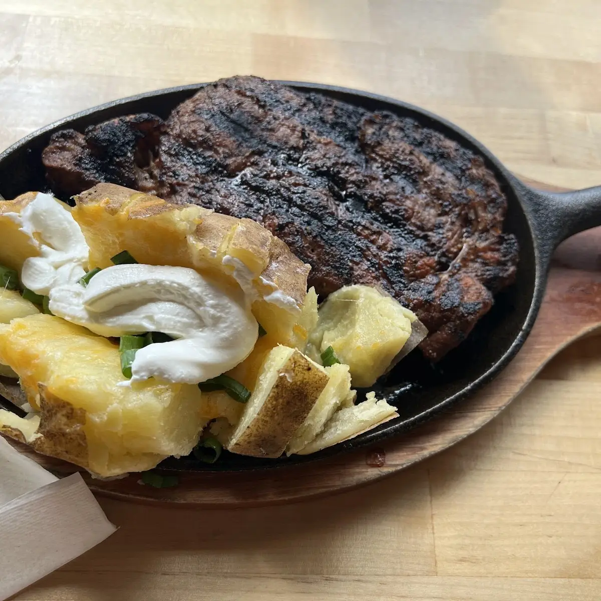 Rib Eye and Baked Potato