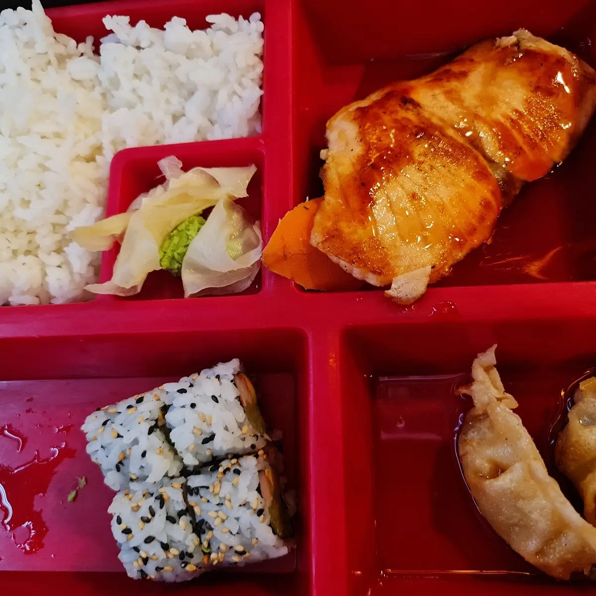 Teriyaki Salmon Bento Box