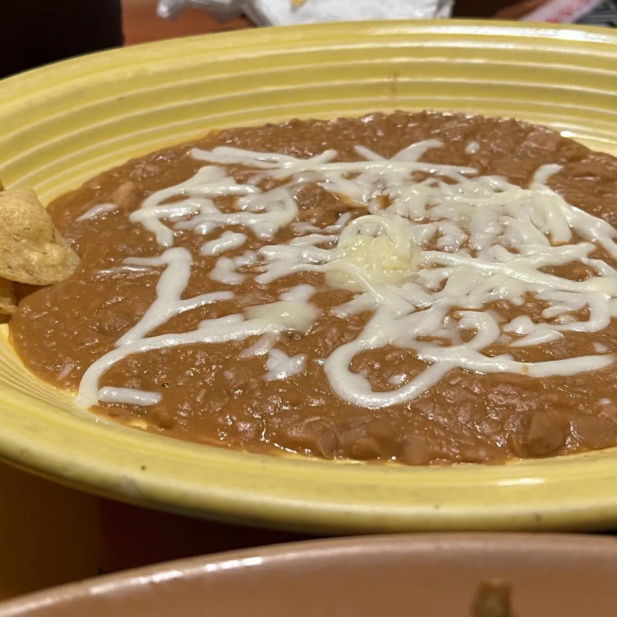 Refried Beans and Cheese