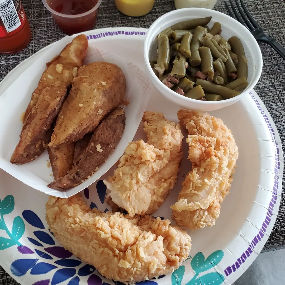 Spicy Chicken Strips Meal