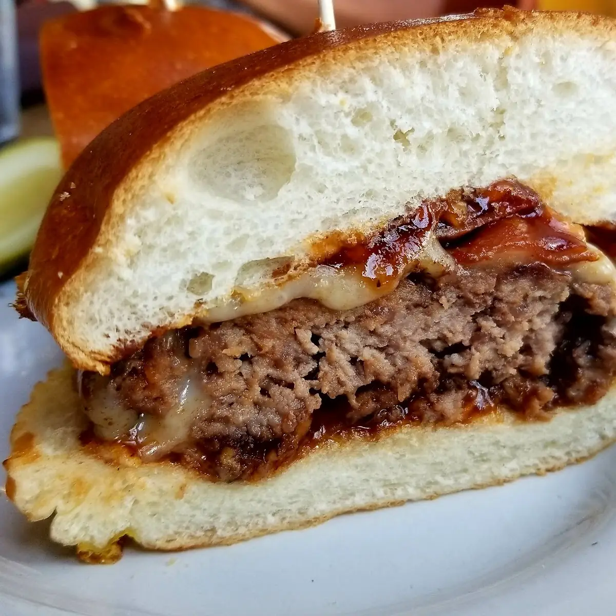 Bourbon Pomegranate BBQ Chicken Sliders