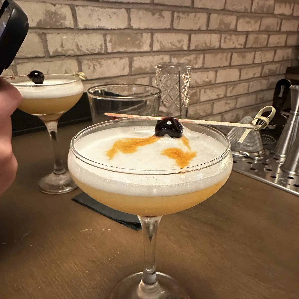 Egg White Whiskey Sour
