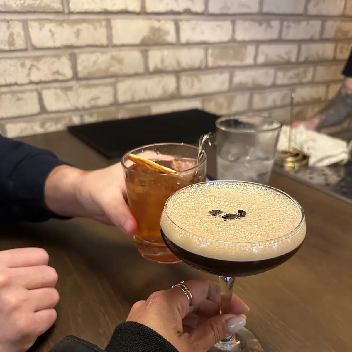 Espresso Martini and Old Fashioned